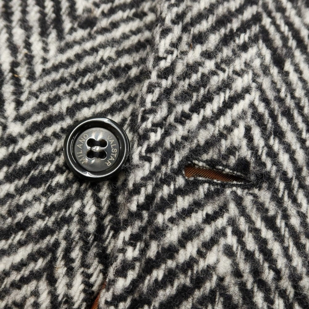 [Used] Valstar Wool Herringbone Valstarino Blouson Swing Top Black x White [Size 44] [BLK] [A/W] [Condition Rank B] ​​[Men&