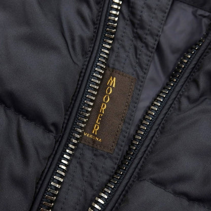 [Used] MOORER FAYER polyester down vest, dark navy [size 44] [NVY] [A/W] [Condition rank B] ​​[Men&