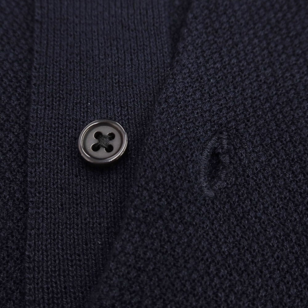 [Used] THE SUIT COMPANY Acrylic Cotton Long Sleeve Polo Knit Dark Navy [Size S] [NVY] [S/S] [Condition Rank B] [Men&