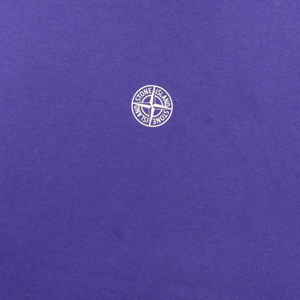 [Used] STONE ISLAND Cotton Short Sleeve Crew Neck T-Shirt Purple [Size S] [PUP] [S/S] [Condition Rank B] ​​[Men&