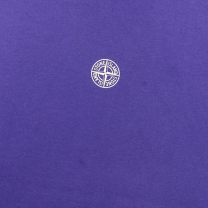 [Used] STONE ISLAND Cotton Short Sleeve Crew Neck T-Shirt Purple [Size S] [PUP] [S/S] [Condition Rank B] ​​[Men&