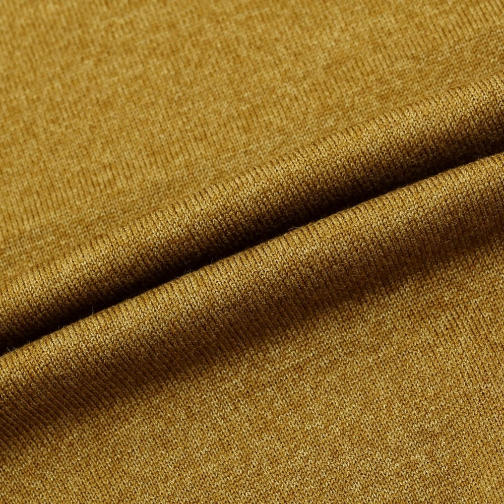 [Used] TOMORROWLAND Silk V-neck pullover knit Yellow ocher [Size M] [BRW] [S/S] [Condition Rank B] ​​[Men&