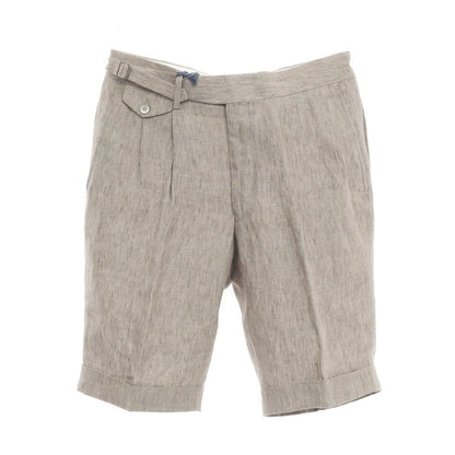 [Used] GERMANO Trendy Linen Shorts, Beige [Size 46] [BEI] [S/S] [Condition Rank A] [Men&