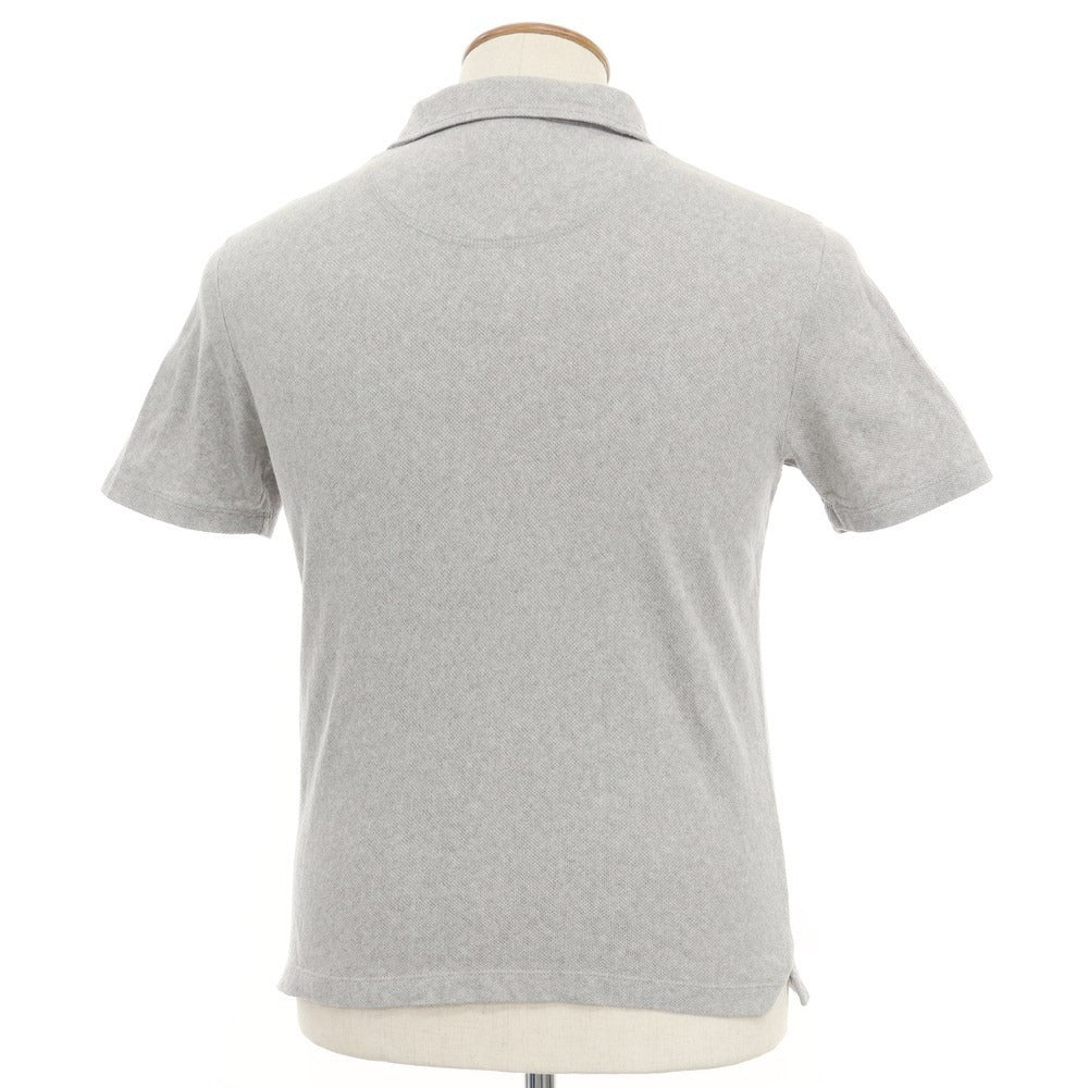 [Used] Sunspel Cotton short sleeve polo shirt, grey [Size M] [GRY] [S/S] [Condition C] [Men&