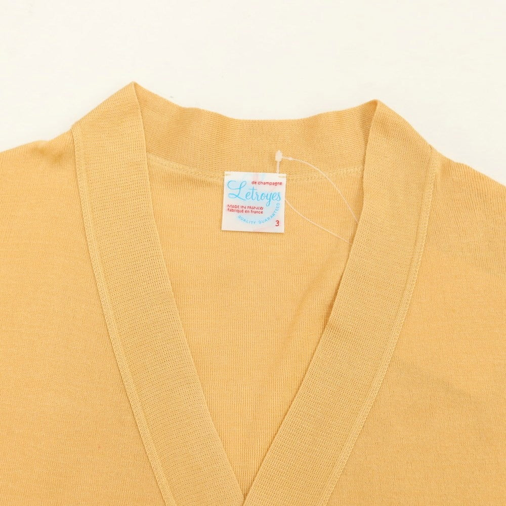 [Used] Letroyes Cotton Knit Cardigan Light Orange [Size 3] [ORG] [S/S] [Condition Rank B] ​​[Men&