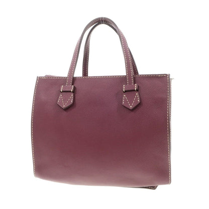 [Used] [Unused] MOREAU PARIS Shrink Leather Tote Bag Wine [W38xH30xD13] [PUP] [S/S/A/W] [Condition Rank S] [Men&