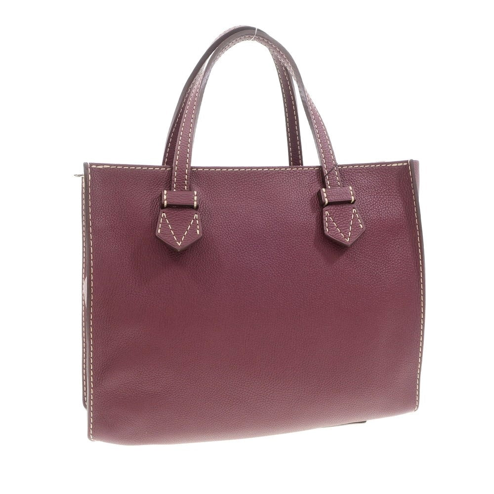 [Used] [Unused] MOREAU PARIS Shrink Leather Tote Bag Wine [W38xH30xD13] [PUP] [S/S/A/W] [Condition Rank S] [Men&