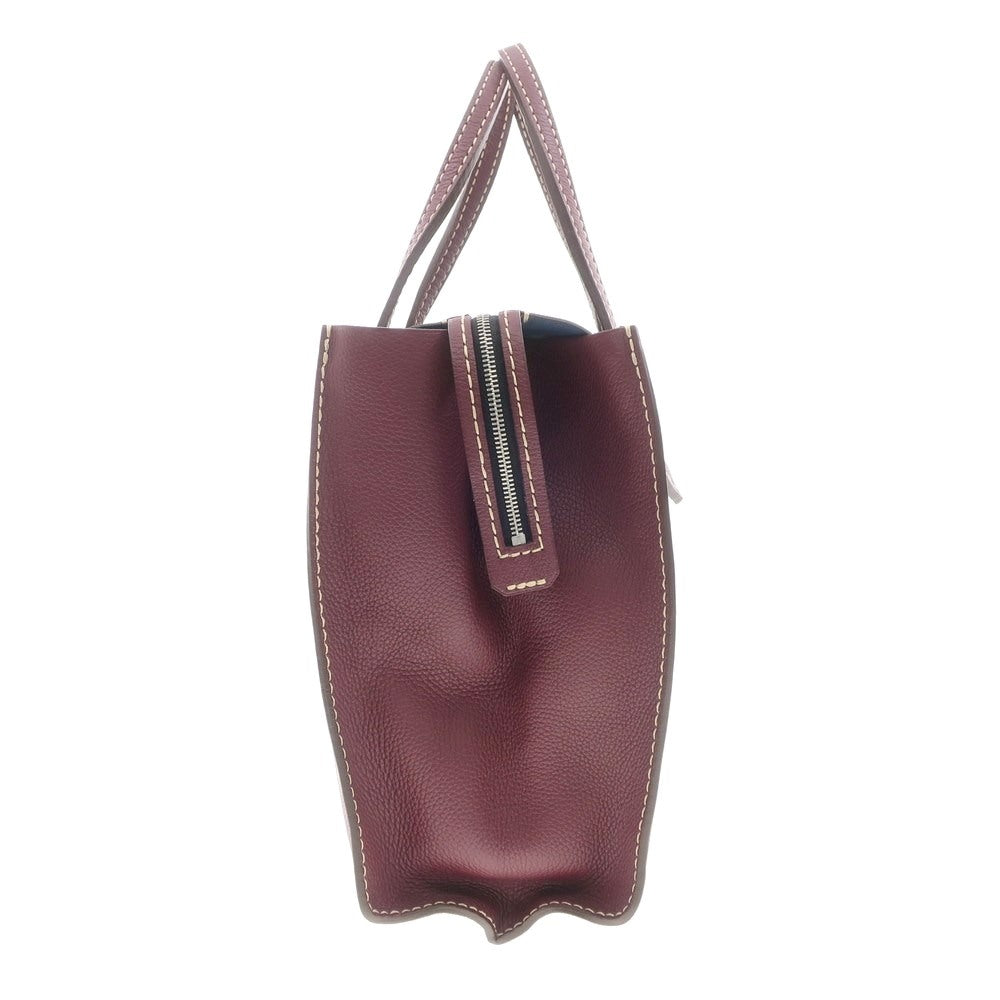 [Used] [Unused] MOREAU PARIS Shrink Leather Tote Bag Wine [W38xH30xD13] [PUP] [S/S/A/W] [Condition Rank S] [Men&