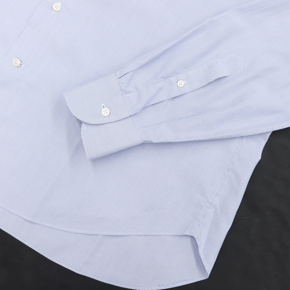 [Used] FRAY Cotton Stripe Wide Collar Dress Shirt Blue x White [Size 42] [BLU] [S/S/A/W] [Condition Rank B] ​​[Men&