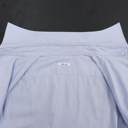 [Used] FRAY Cotton Stripe Wide Collar Dress Shirt Blue x White [Size 42] [BLU] [S/S/A/W] [Condition Rank B] ​​[Men&