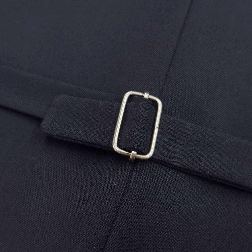 [New] SSEINSE polyester cotton striped gilet vest navy x brown [size 48] [NVY] [A/W] [Condition rank N] [Men&
