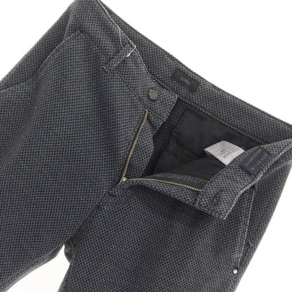 [New Outlet] SSEINSE Cotton Polyester Casual Slacks Pants Gray x Black [Size 44] [GRY] [A/W] [Condition Rank N-] [Men&