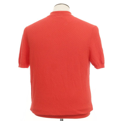 [Used] GRAN SASSO Cotton Short Sleeve Polo Knit Red [Size 54] [RED] [S/S] [Condition Rank B] [Men&