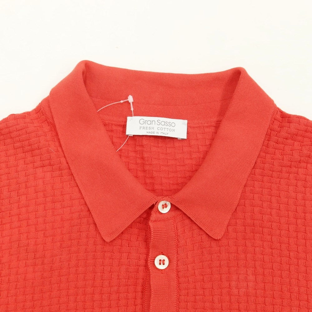 【中古】グランサッソ GRAN SASSO コットン 半袖 ポロニット レッド【サイズ54】【RED】【S/S】【状態ランクB】【メンズ】【768992】
[EPD]