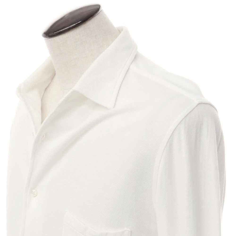 [Used] TIE YOUR TIE FEDELI Cotton Knit Shirt White [Size L] [WHT] [S/S/A/W] [Condition Rank C] [Men&