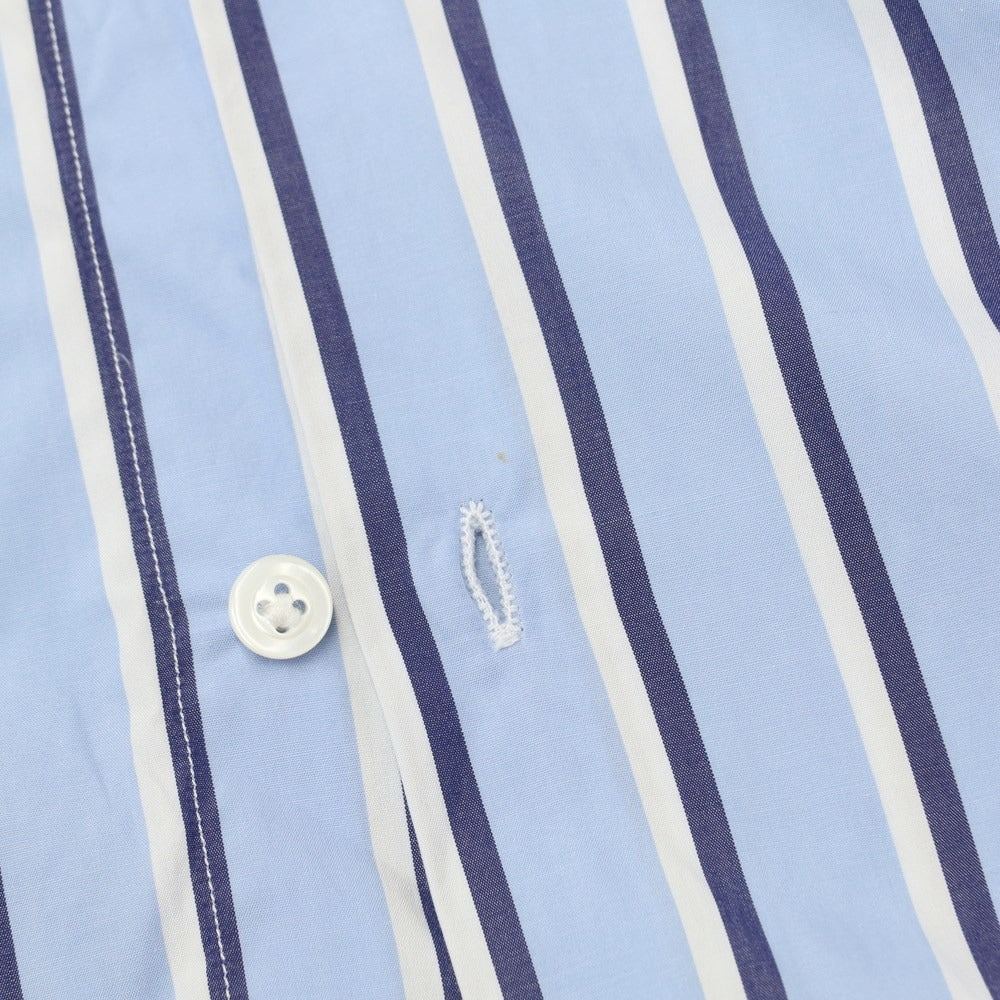 [Used] Bagutta Broad Cotton Striped Shirt Light Blue x White [Size 41] [BLU] [S/S/A/W] [Condition Rank C] [Men&