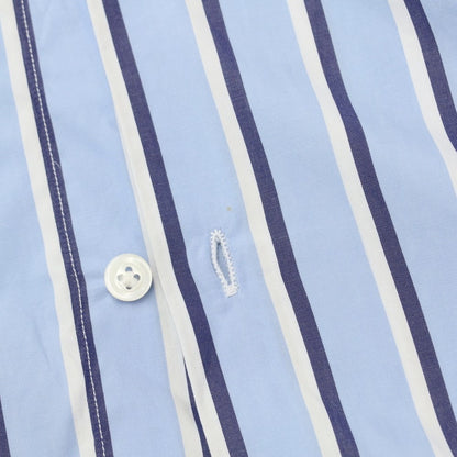 [Used] Bagutta Broad Cotton Striped Shirt Light Blue x White [Size 41] [BLU] [S/S/A/W] [Condition Rank C] [Men&