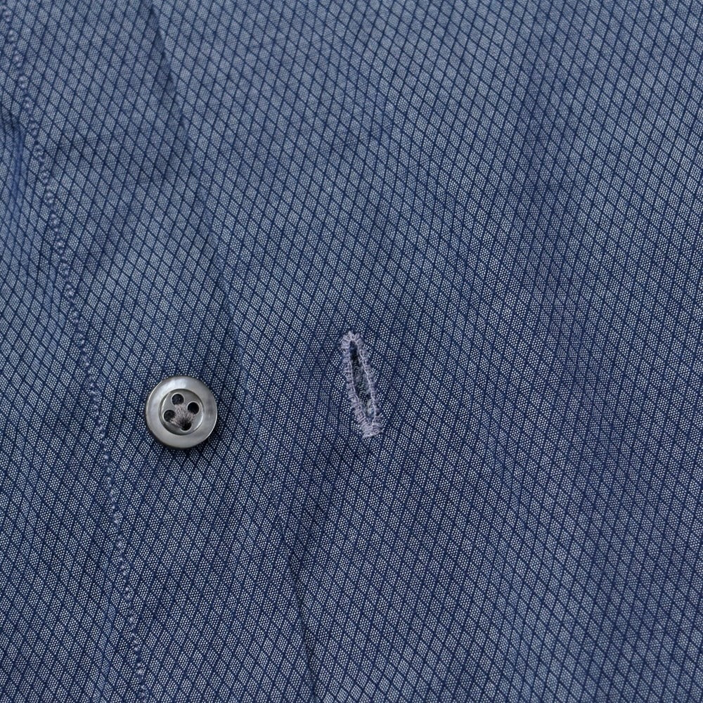 [Used] Bagutta Stretch Cotton Chambray Shirt Navy [Size 41] [NVY] [S/S/A/W] [Condition Rank C] [Men&