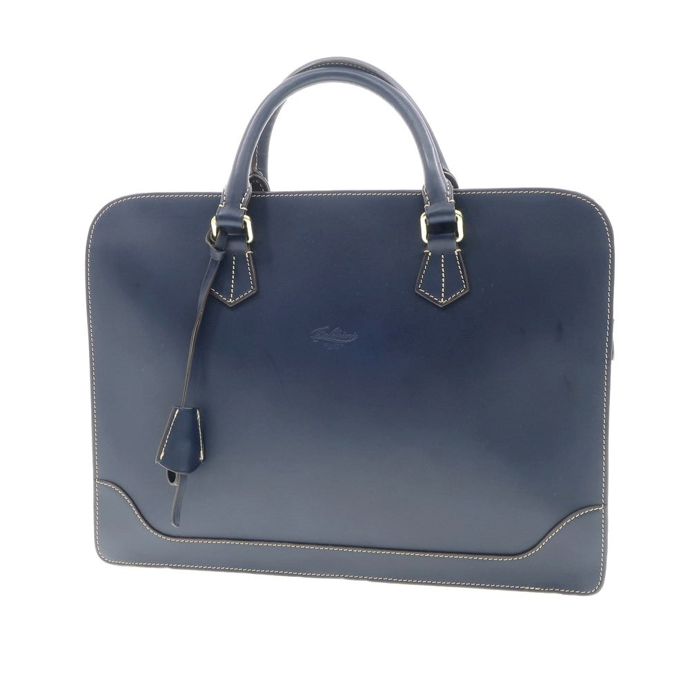 [Used] Boldrini Selleria Leather Briefcase Navy [W37.5xH28.5xD5.5] [NVY] [S/S/A/W] [Condition Rank B] ​​[Men&