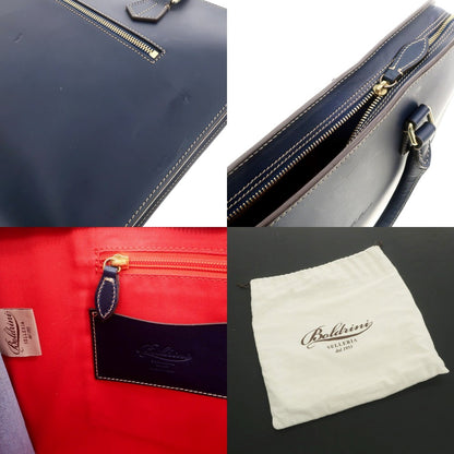 [Used] Boldrini Selleria Leather Briefcase Navy [W37.5xH28.5xD5.5] [NVY] [S/S/A/W] [Condition Rank B] ​​[Men&