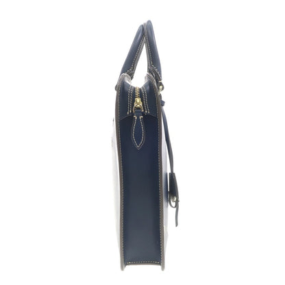 [Used] Boldrini Selleria Leather Briefcase Navy [W37.5xH28.5xD5.5] [NVY] [S/S/A/W] [Condition Rank B] ​​[Men&