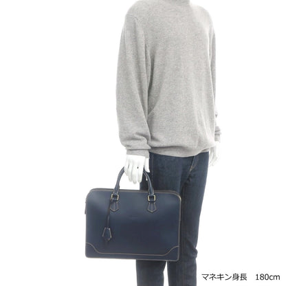 [Used] Boldrini Selleria Leather Briefcase Navy [W37.5xH28.5xD5.5] [NVY] [S/S/A/W] [Condition Rank B] ​​[Men&