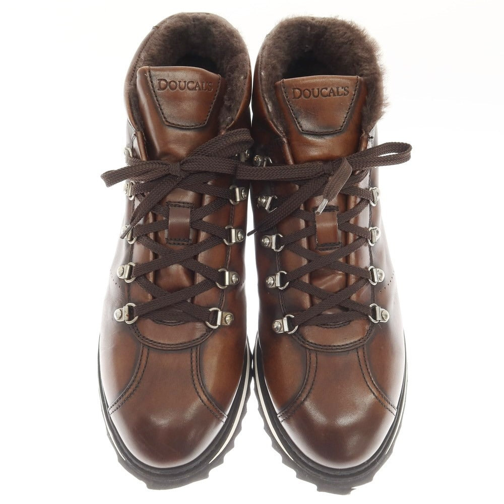 [Used] DOUCALS Inner Boa Leather Mountain Boots Brown [Size 44] [BRW] [A/W] [Condition Rank B] ​​[Men&