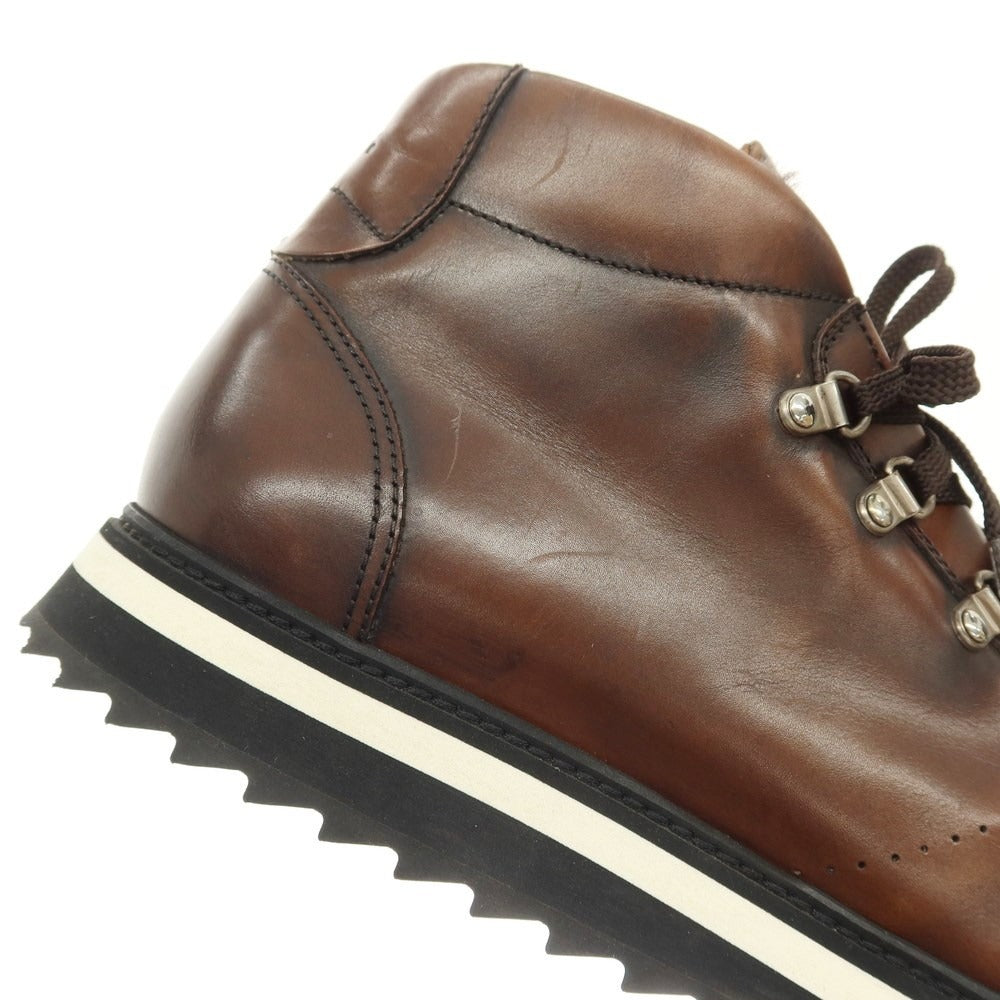 [Used] DOUCALS Inner Boa Leather Mountain Boots Brown [Size 44] [BRW] [A/W] [Condition Rank B] ​​[Men&