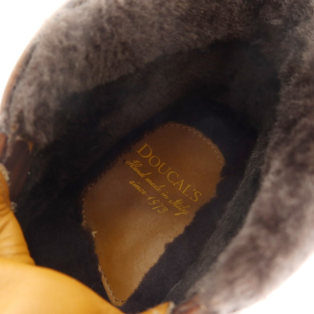 [Used] DOUCALS Inner Boa Leather Mountain Boots Brown [Size 44] [BRW] [A/W] [Condition Rank B] ​​[Men&