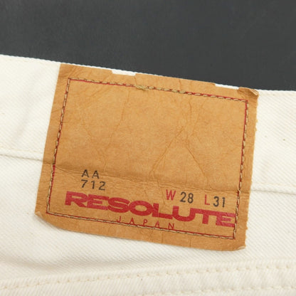 [Used] RESOLUTE 10th Anniversary 712 One Wash Denim Pants Jeans Off White [Size 28] [WHT] [S/S/A/W] [Condition Rank B] ​​[Men&