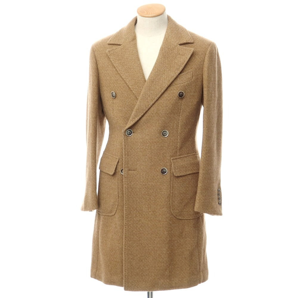 [Used] Ring Jacket, Wool Double Breasted Chester Coat, Light Brown [Size 44] [BRW] [A/W] [Condition Rank B] ​​[Men&