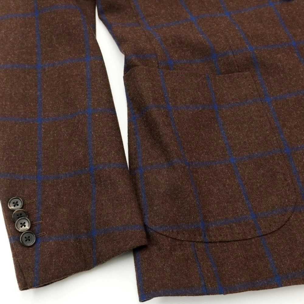 [Used] Ring Jacket, Wool Check Tailored Jacket, Brown x Navy [Size 44] [BRW] [A/W] [Condition Rank B] ​​[Men&