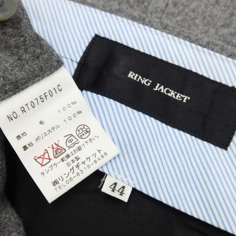 [Used] Ring Jacket, Ring Jacket, RING JACKET, Flannel Wool Dress Slacks Pants, Gray [Size 44] [GRY] [A/W] [Condition Rank B] ​​[Men&