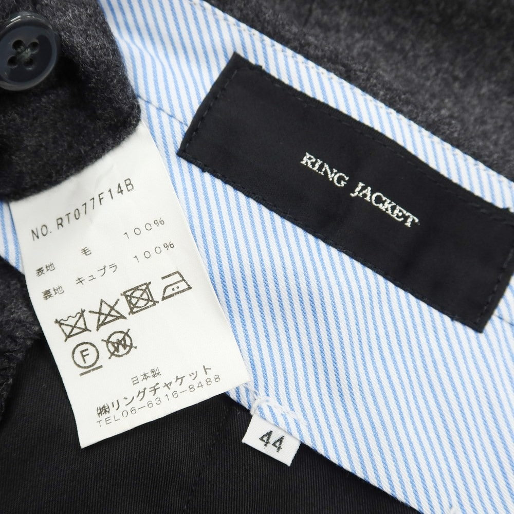 [Used] Ring Jacket, Ring Jacket, RING JACKET, Flannel Wool Dress Slacks Pants, Charcoal Gray [Size 44] [GRY] [A/W] [Condition Rank B] ​​[Men&