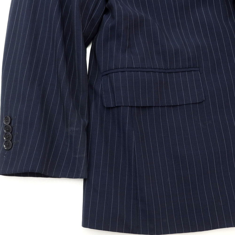 [Used] Green Label Relaxing wool stripe 2B tailored jacket
 Navy [Size 48] [NVY] [S/S] [Condition Rank C] [Men&