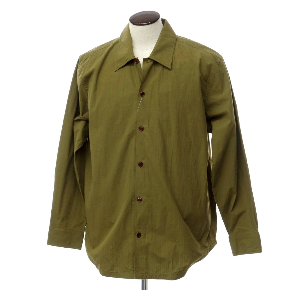 [Used] Acne Studios Ripstop Cotton Casual Shirt Olive [Size 50] [GRN] [S/S/A/W] [Condition Rank C] [Men&