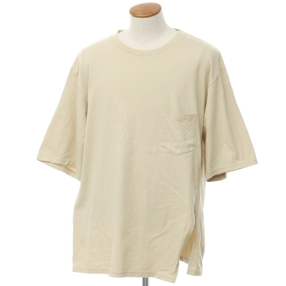 [Used] UNUSED Cotton Crew Neck Short Sleeve T-Shirt Beige [2] [Condition Rank C] [Men&