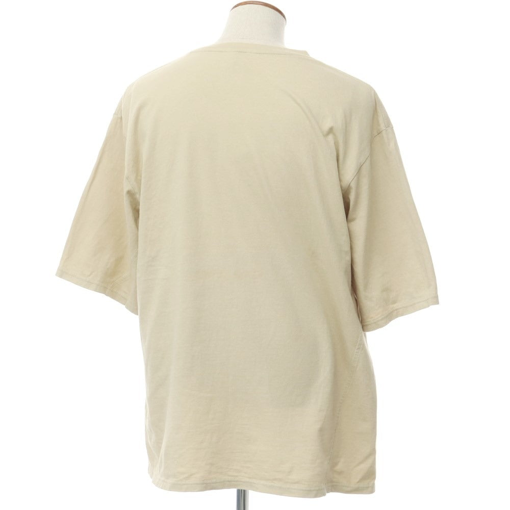 [Used] UNUSED Cotton Crew Neck Short Sleeve T-Shirt Beige [2] [Condition Rank C] [Men&