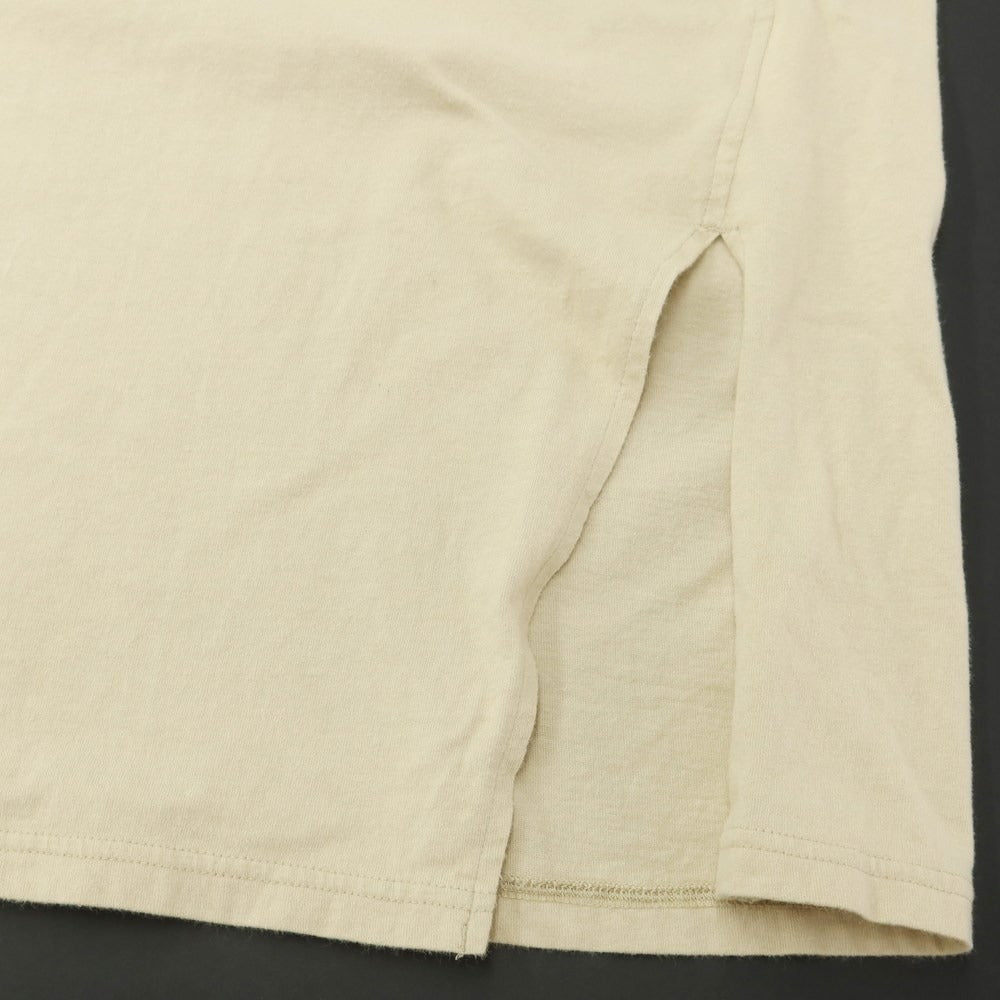 [Used] UNUSED Cotton Crew Neck Short Sleeve T-Shirt Beige [2] [Condition Rank C] [Men&