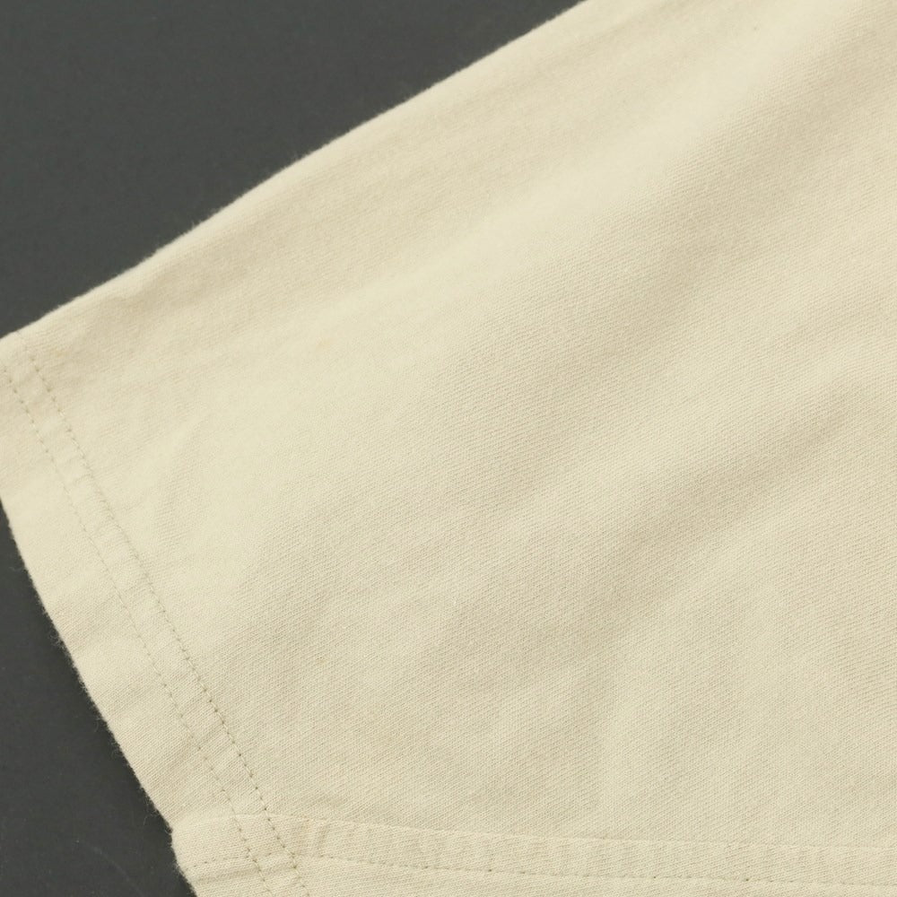 [Used] UNUSED Cotton Crew Neck Short Sleeve T-Shirt Beige [2] [Condition Rank C] [Men&