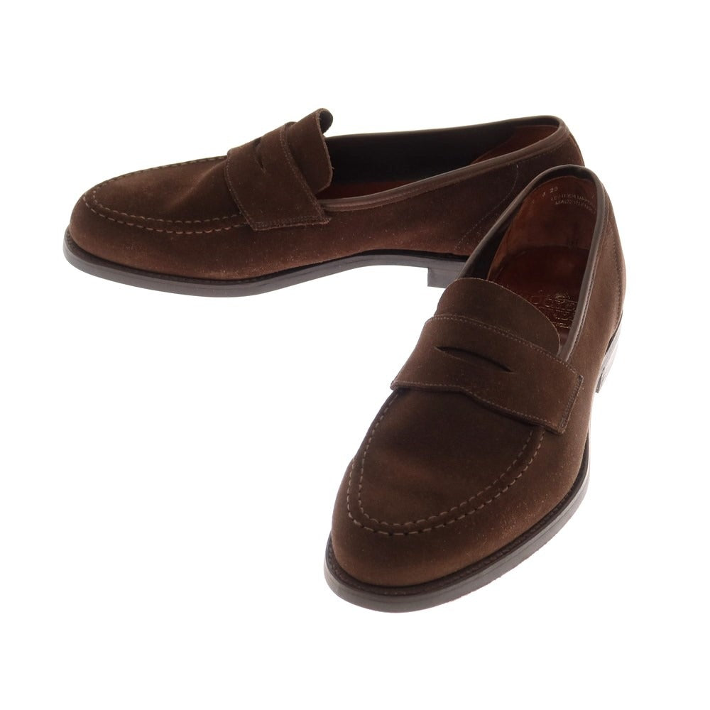 [Used] [Unused] Crockett &amp;amp; Jones HARVARD2 Suede Coin Loafers Dark Brown [Size 7E] [BRW] [S/S/A/W] [Condition Rank S] [Men&