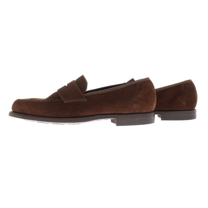 [Used] [Unused] Crockett &amp;amp; Jones HARVARD2 Suede Coin Loafers Dark Brown [Size 7E] [BRW] [S/S/A/W] [Condition Rank S] [Men&
