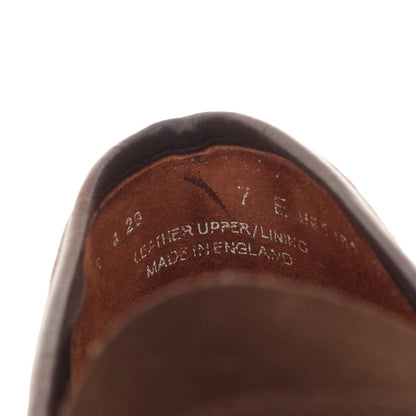 [Used] [Unused] Crockett &amp;amp; Jones HARVARD2 Suede Coin Loafers Dark Brown [Size 7E] [BRW] [S/S/A/W] [Condition Rank S] [Men&