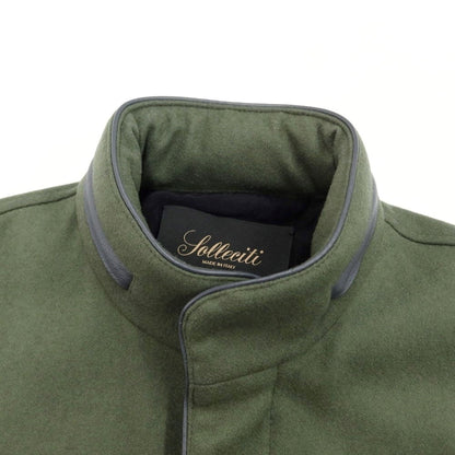 [Used] Solleciti BEAMS F custom wool M-65 military jacket, olive green [size 44] [GRN] [A/W] [condition rank B] ​​[men&