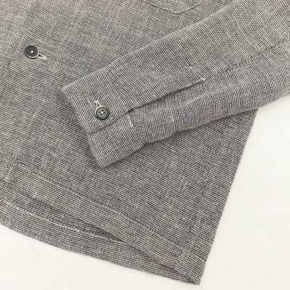[Used] BARENA Linen Cotton Shirt Blouson Navy x Off White [Size 44] [NVY] [S/S] [Condition Rank B] ​​[Men&