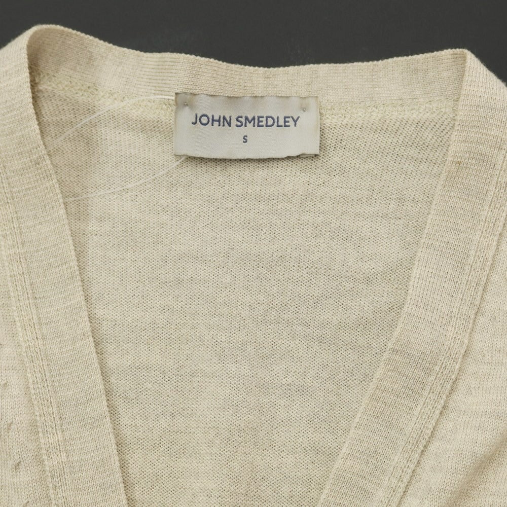 中古】ジョンスメドレー JOHN SMEDLEY ウール ニット カーディガン