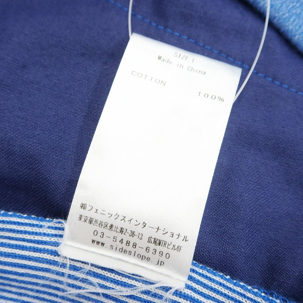 [Used] Side Slope Cotton Jersey Easy Pants Blue [Size 1] [BLU] [S/S] [Condition Rank B] [Men&