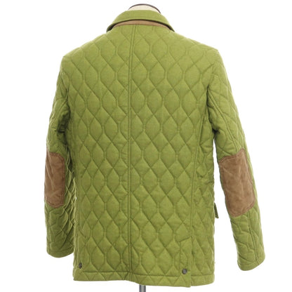 [Used] SCHNEIDERS Wool Nylon Cashmere Quilted Blouson Tea Green [Size 50] [GRN] [A/W] [Condition Rank B] ​​[Men&