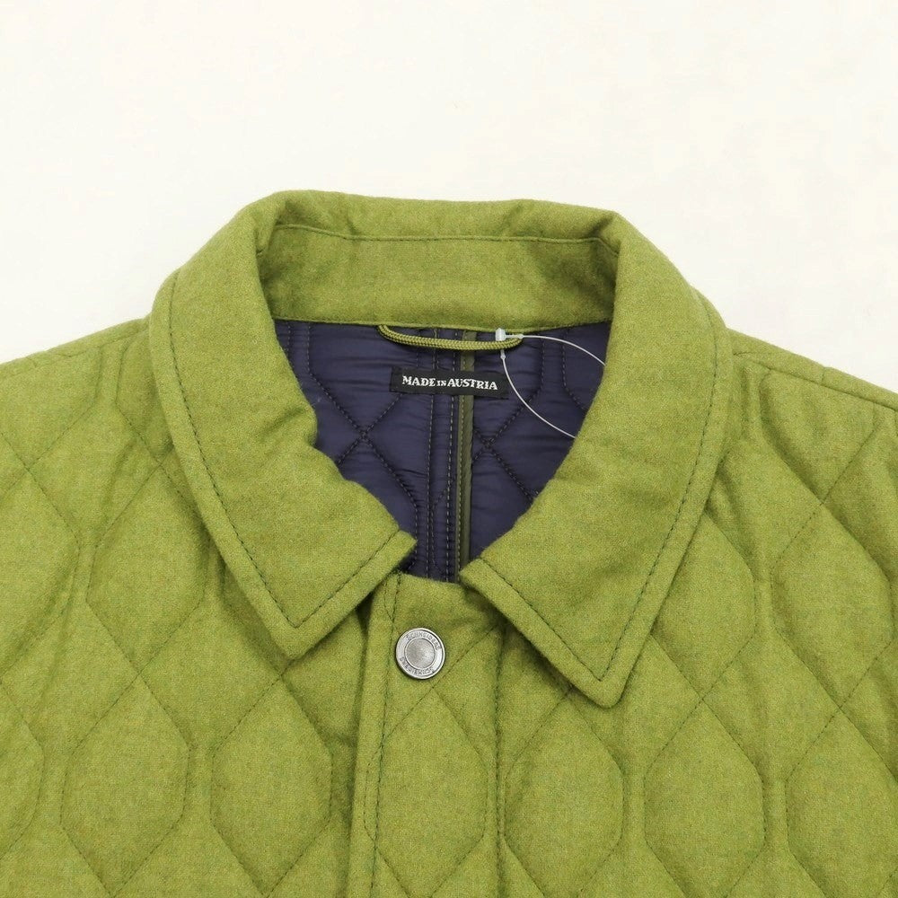 [Used] SCHNEIDERS Wool Nylon Cashmere Quilted Blouson Tea Green [Size 50] [GRN] [A/W] [Condition Rank B] ​​[Men&