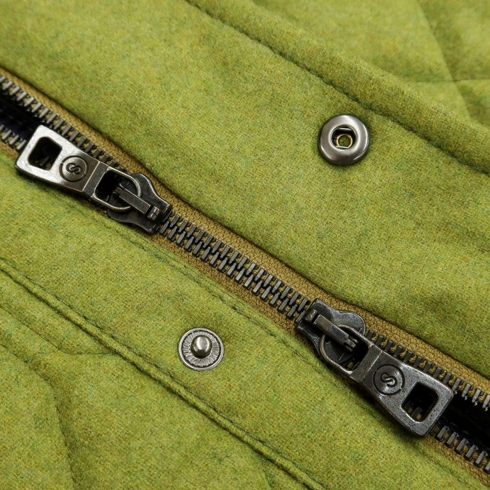 [Used] SCHNEIDERS Wool Nylon Cashmere Quilted Blouson Tea Green [Size 50] [GRN] [A/W] [Condition Rank B] ​​[Men&